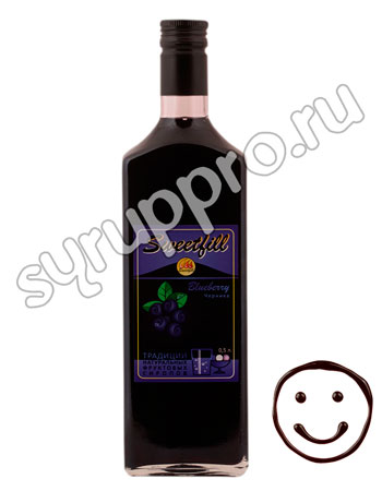 Сироп Sweetfill Черника 0,5 л Сироп Sweetfill Черника 0,5 л