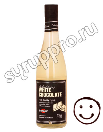 Сироп Barline Белый шоколад 0.375 литра