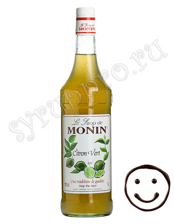 Сироп Monin Зеленый Лимон 1 литр
