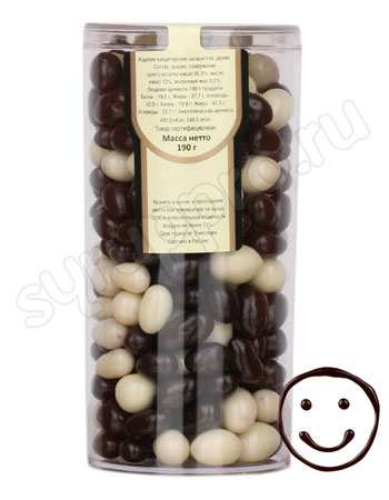 Драже Царское подворье Арахис в шоколаде и белой глазури 190 гр