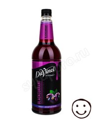 Сироп Da Vinci Черная смородина (Blackcurrant) 1 литр