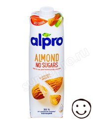 Alpro Напиток соевый со вкусом Миндаля без сахара 1 литр