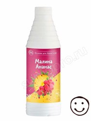 ProffSyrup Малина-Ананас  Основа для напитков 1 кг